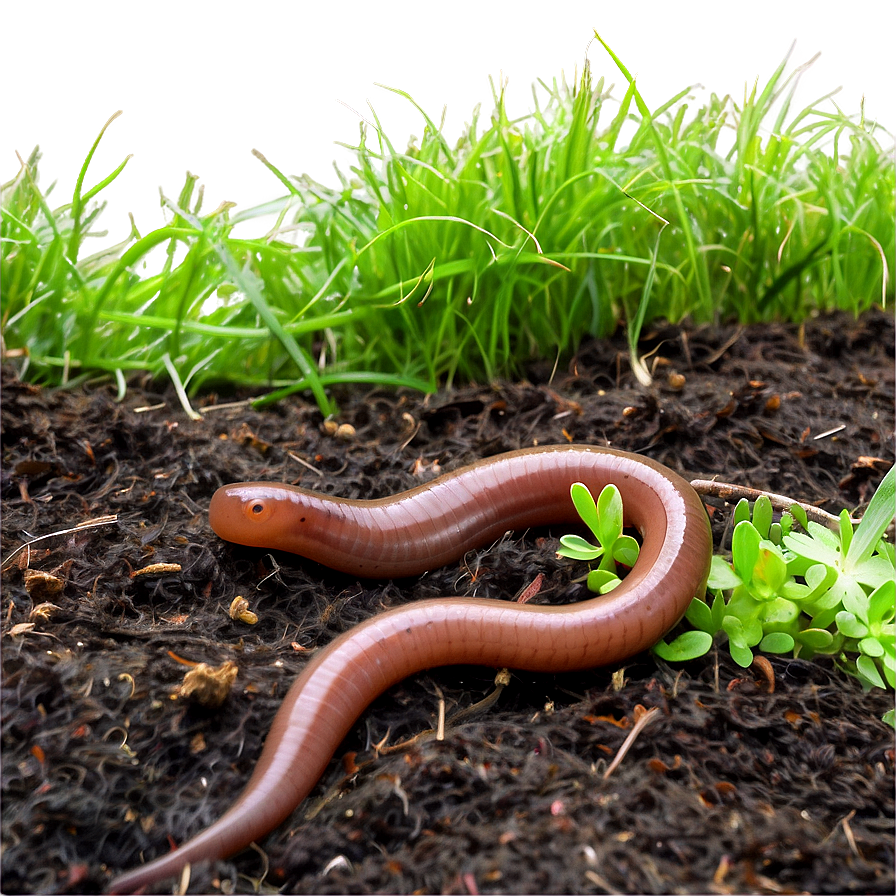 Earthworm In Grass Picture Png 71 PNG Image