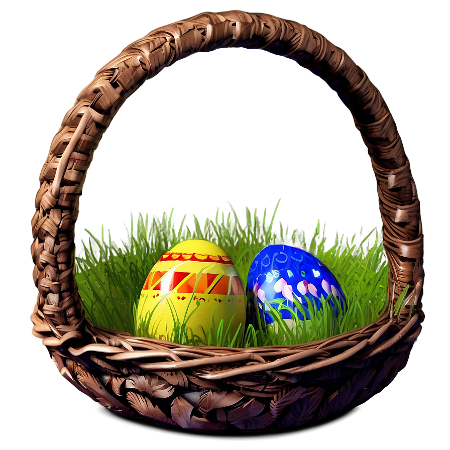 Easter Basket Full Png 7 PNG Image