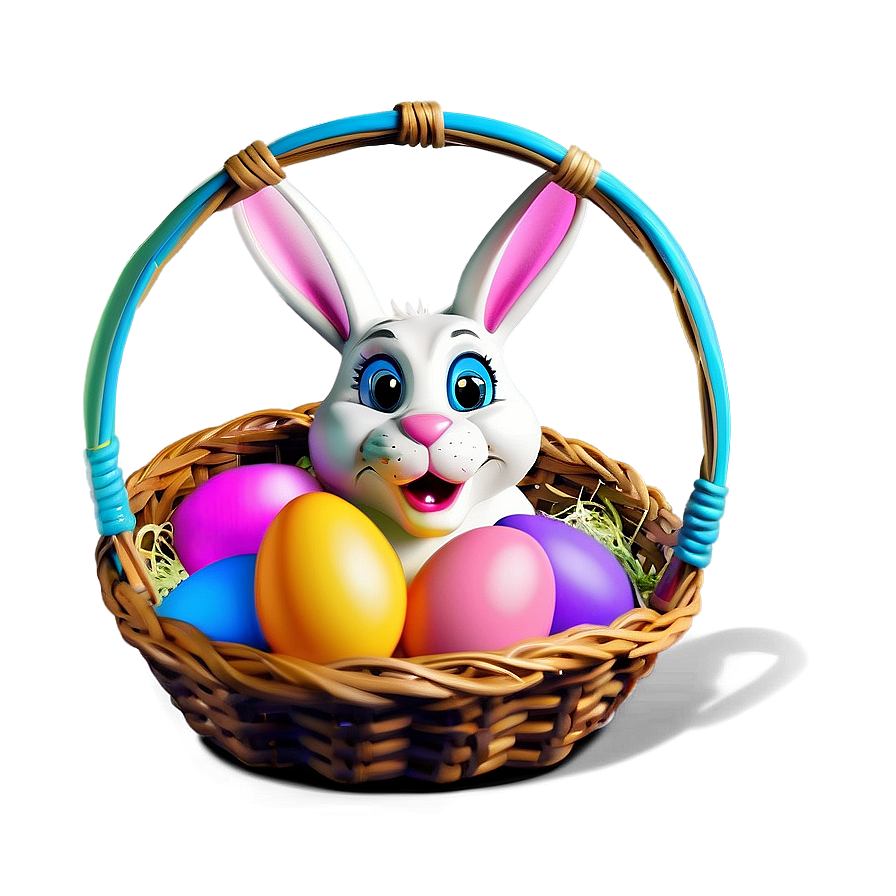 Easter Bunny Basket Png 21 PNG Image