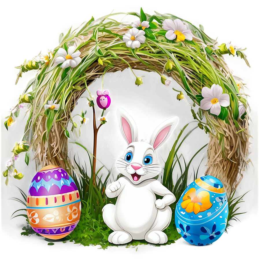 Easter Bunny Hide And Seek Png 05232024 PNG Image