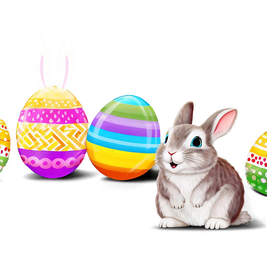 Easter Bunny Hide And Seek Png Ytf94 PNG Image