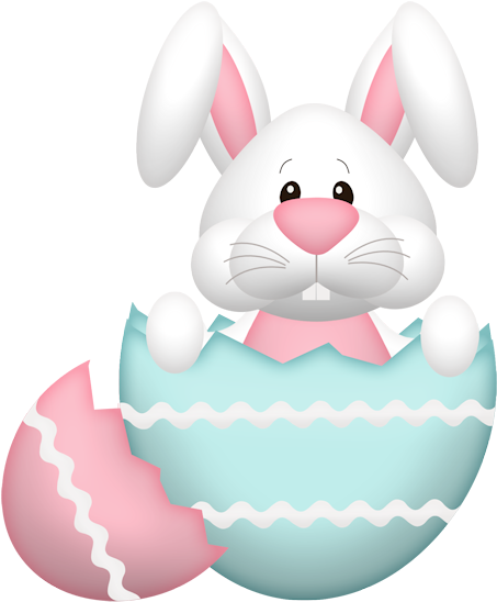 Easter Bunnyin Egg Graphic PNG Image