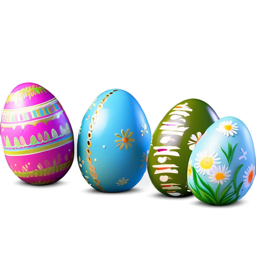 Easter Egg Art Png Ckb45 PNG Image