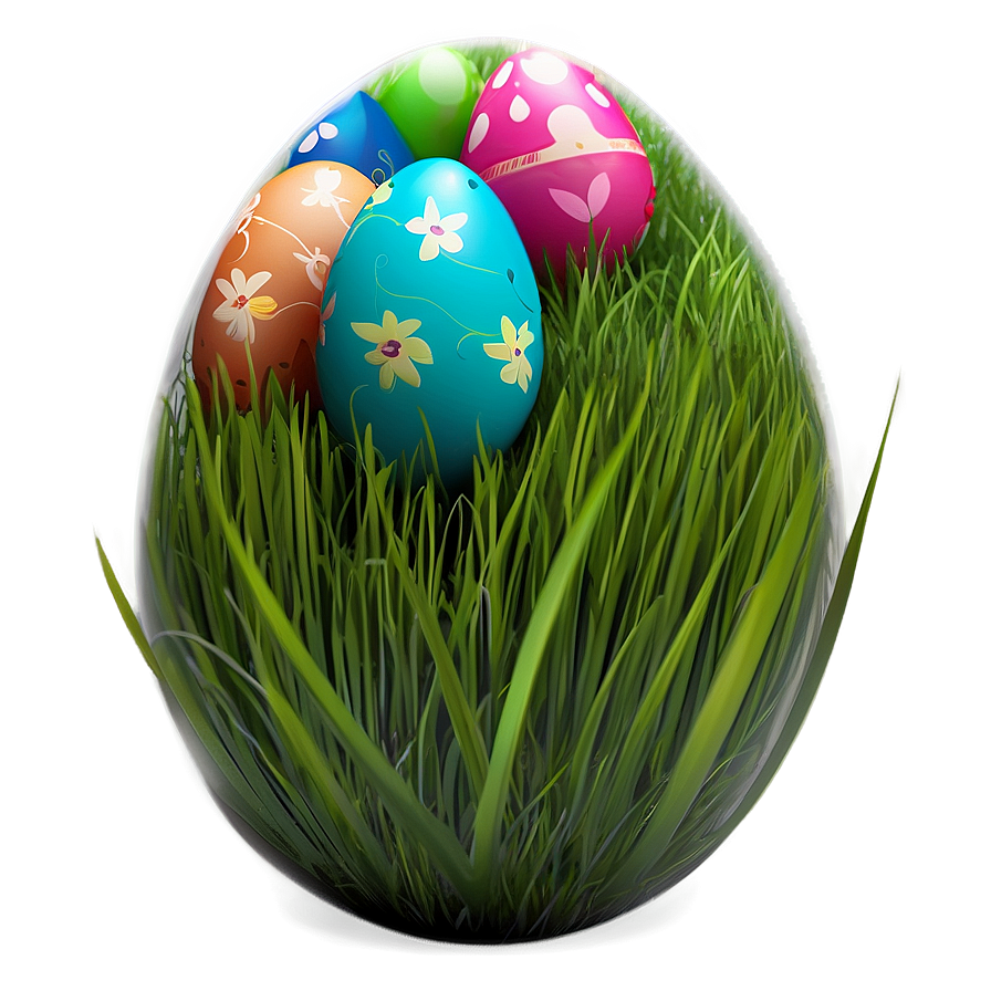 Easter Egg Grass Png 05232024 PNG Image