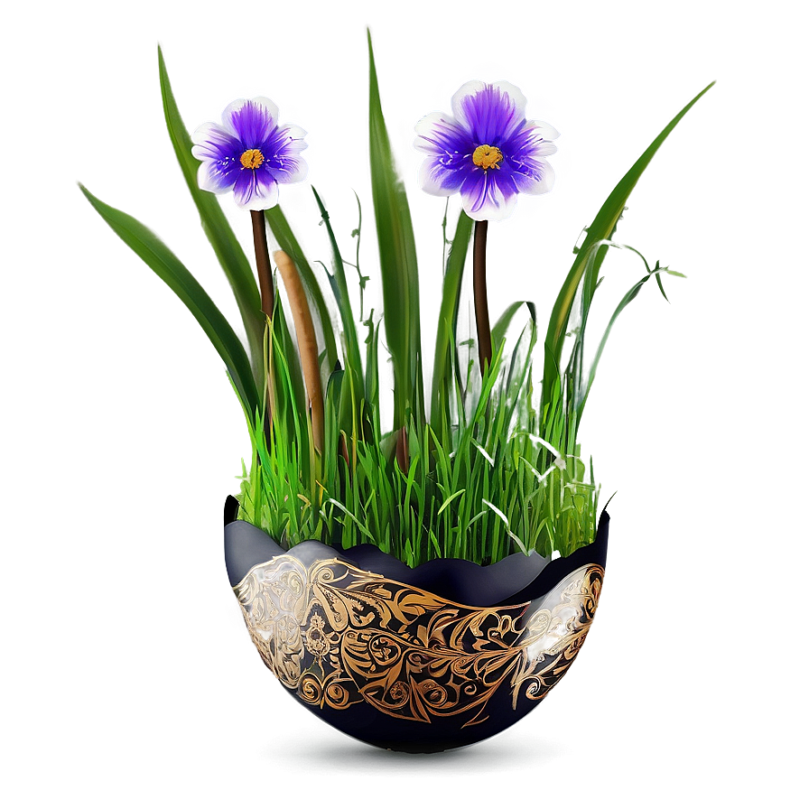 Easter Egg Grass Png Tjq9 PNG Image