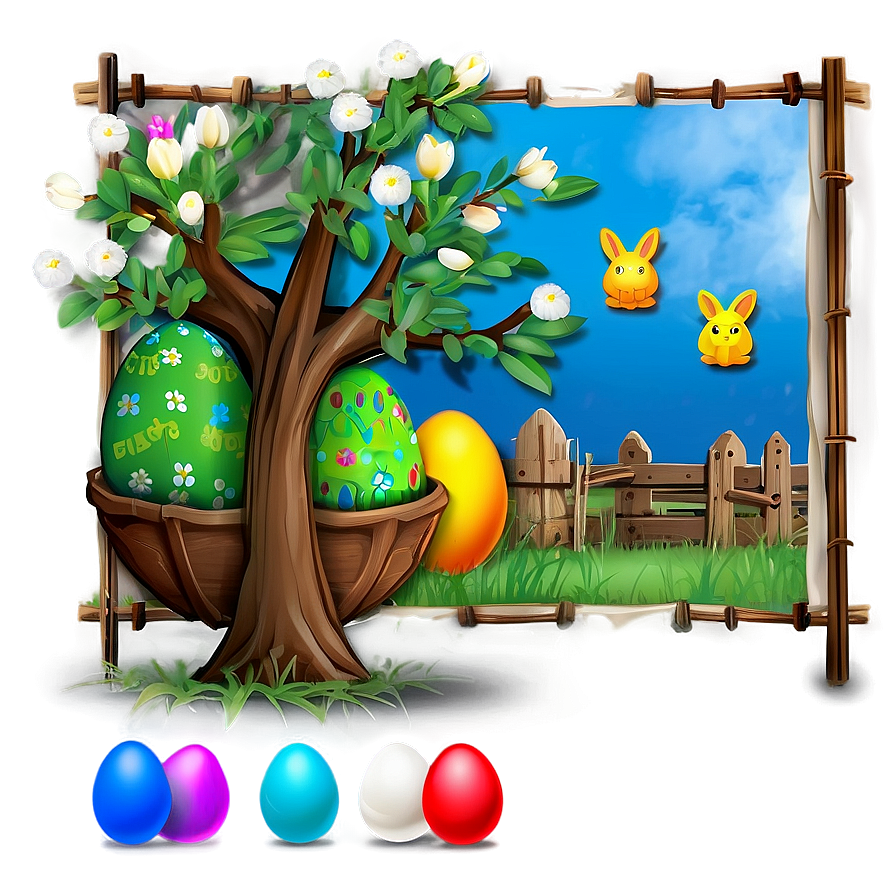 Easter Egg Hunt Map Png Dod PNG Image