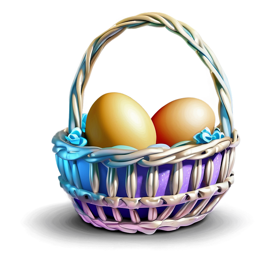 Easter Egg In Basket Png 05252024 PNG Image