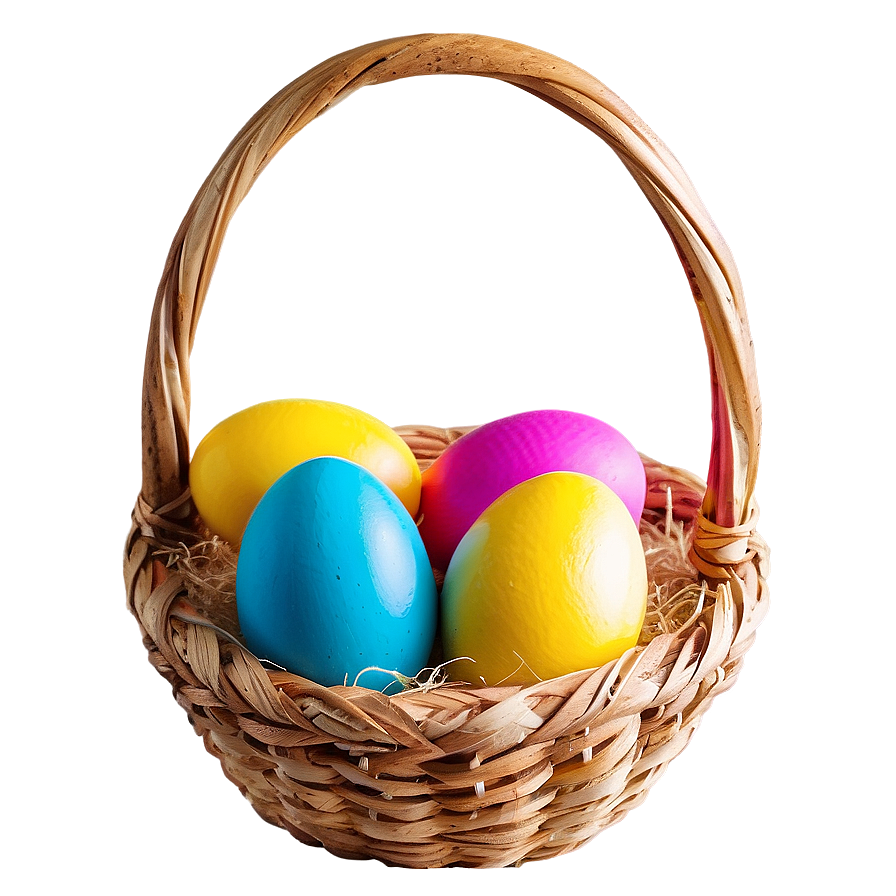 Easter Egg In Basket Png 05252024 PNG Image