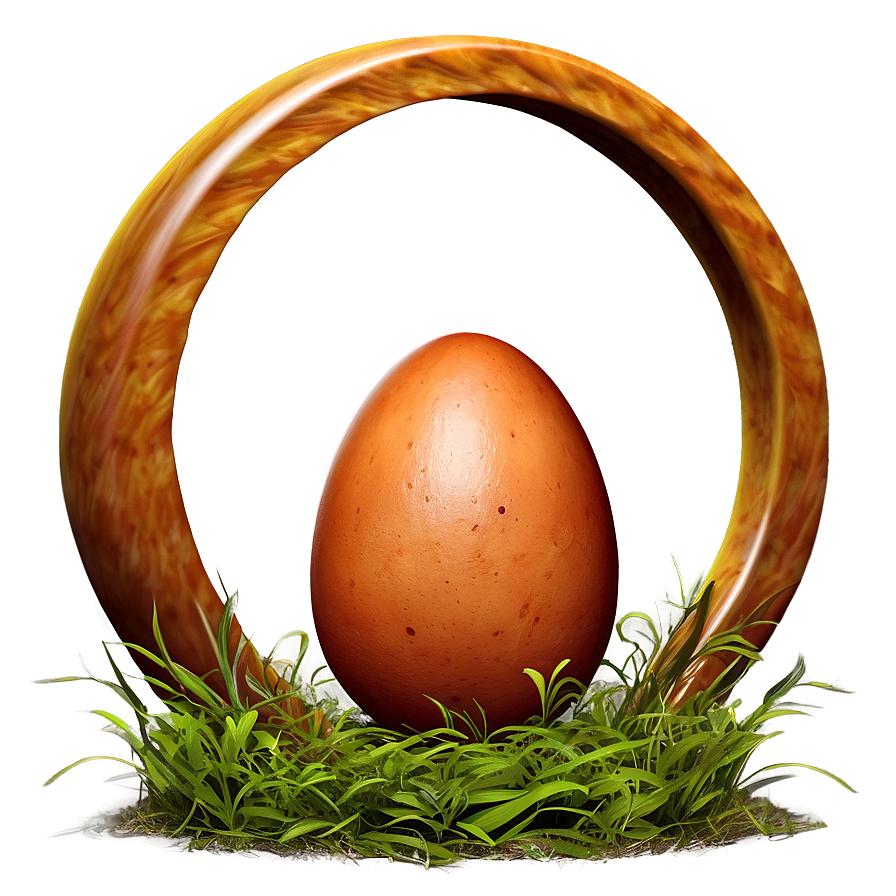 Easter Egg In Field Png 05252024 PNG Image