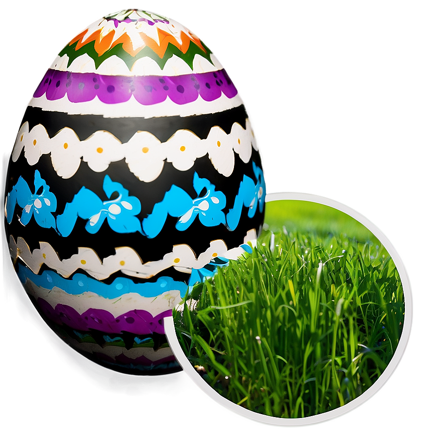 Easter Egg In Field Png 05252024 PNG Image