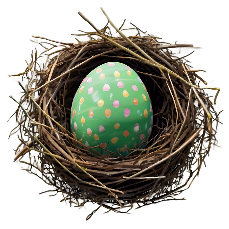 Easter Egg Nest Png Cjb62 PNG Image