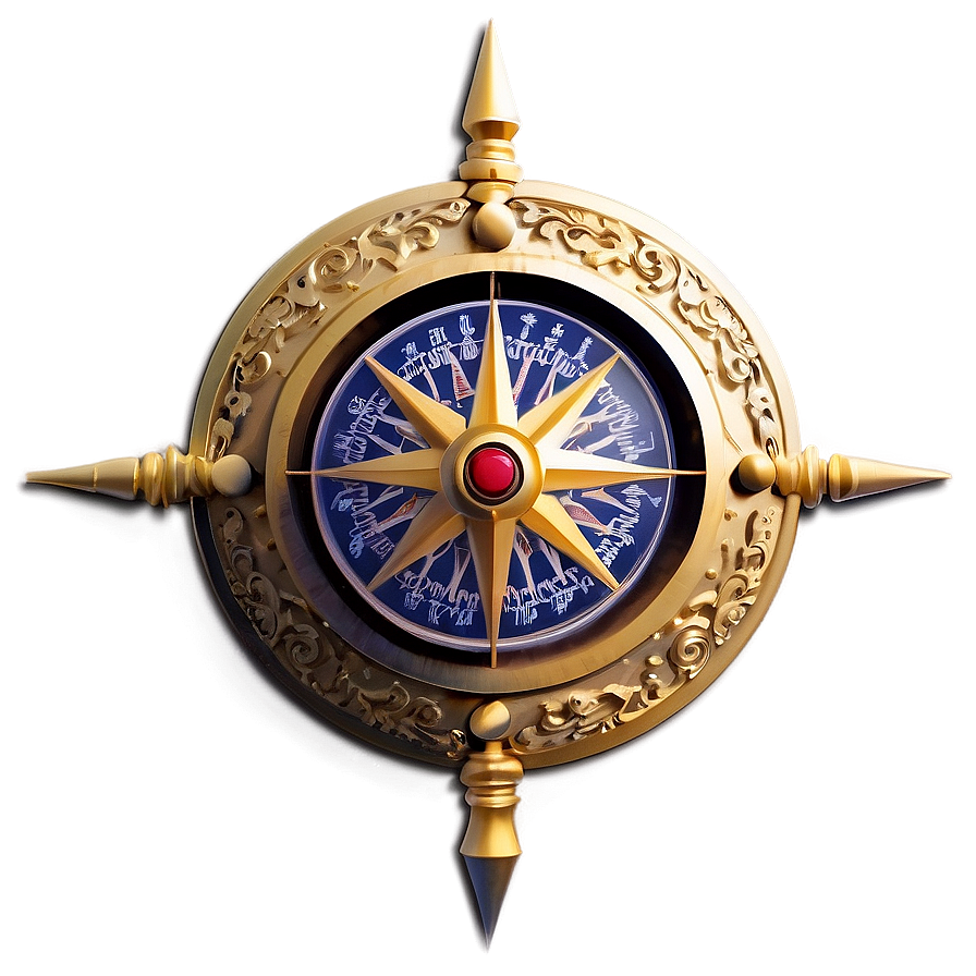 Eastern Inspired Compass Png 92 PNG Image