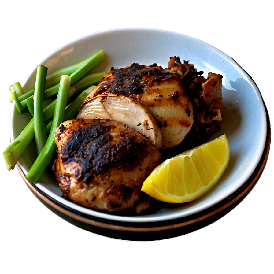 Easy Jerk Chicken Dinner Png Ncb44 PNG Image