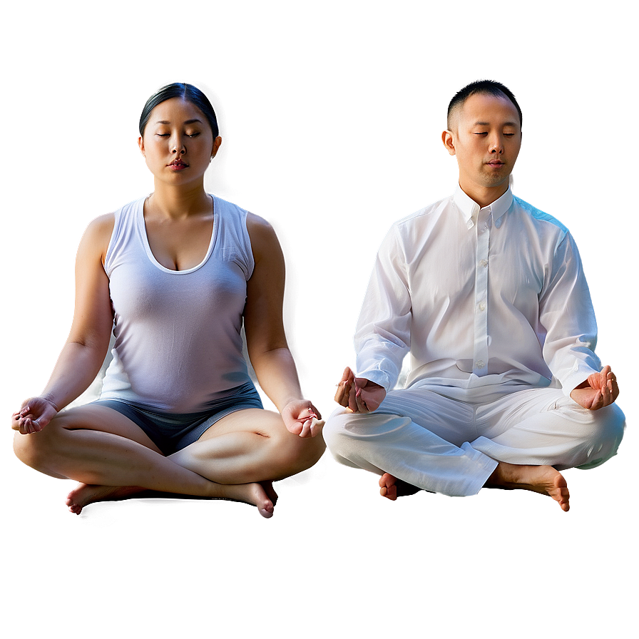 Easy Meditation Techniques Png Dyt62 PNG Image