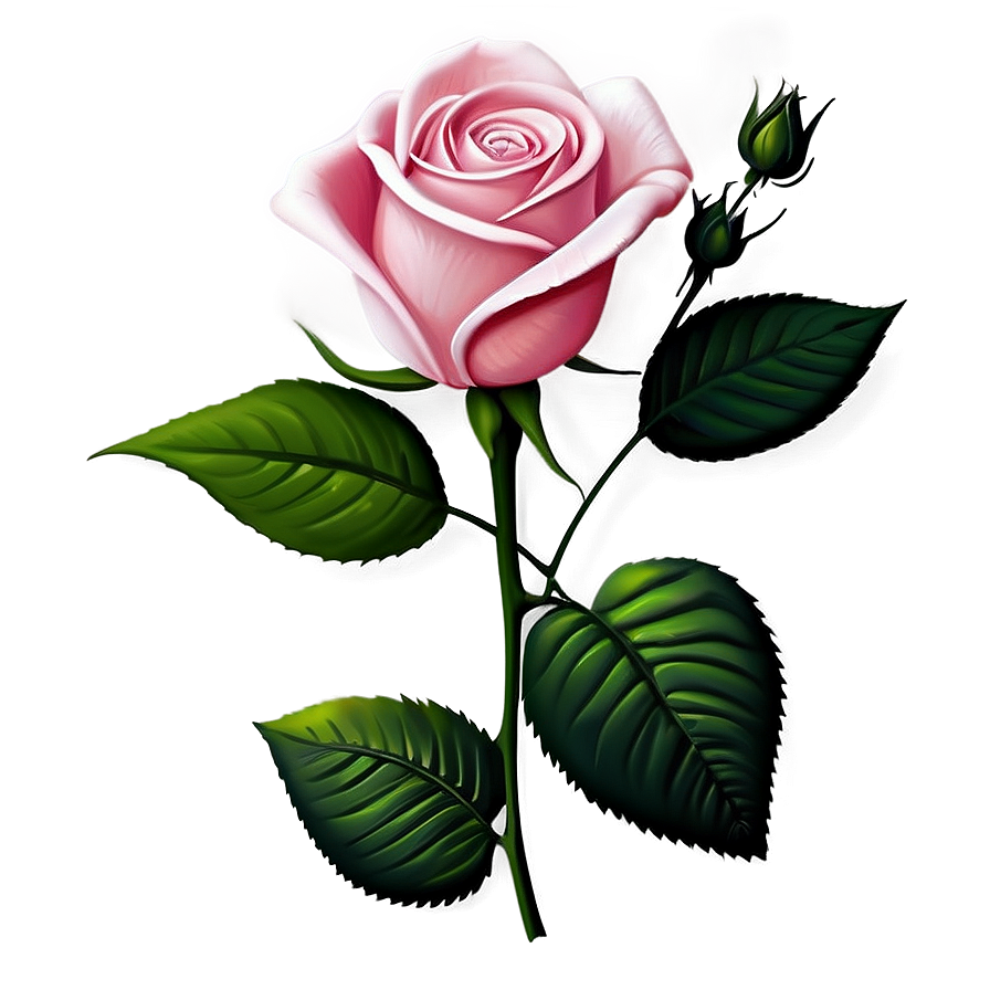 Easy Rose Sketch Png 06202024 PNG Image