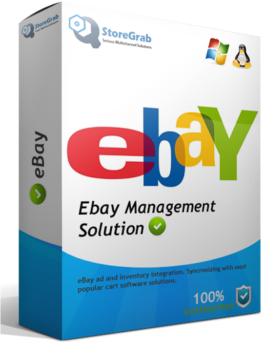 Ebay Management Solution Software Box PNG Image