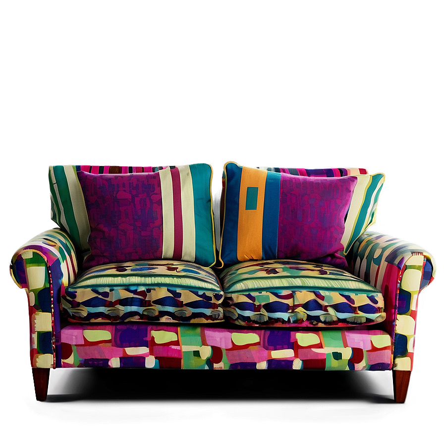 Eclectic Mix Couch Png Eso93 PNG Image