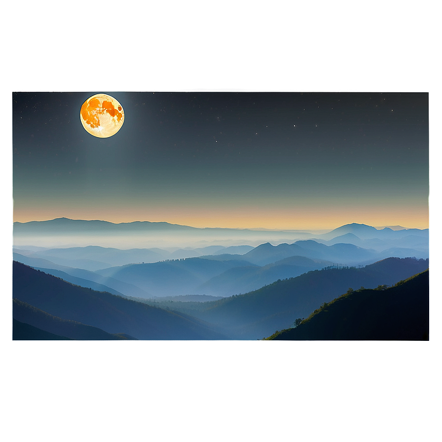 Eclipse Over Mountains Png Lkl PNG Image