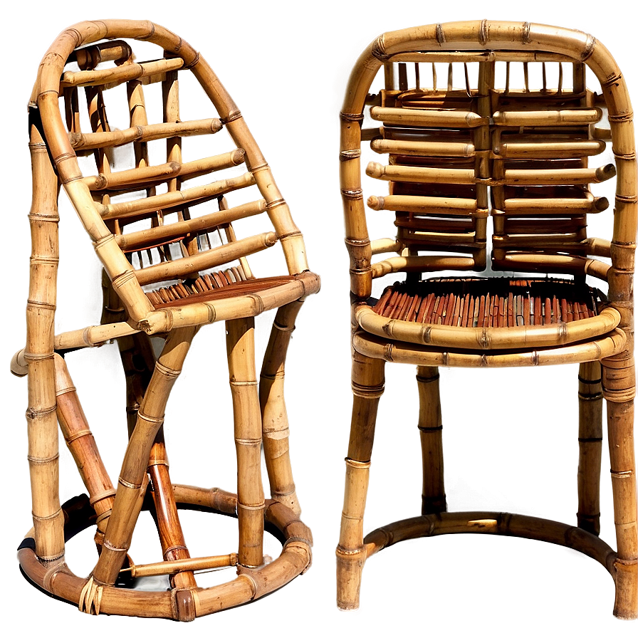 Eco-friendly Bamboo Silla Png 06242024 PNG Image