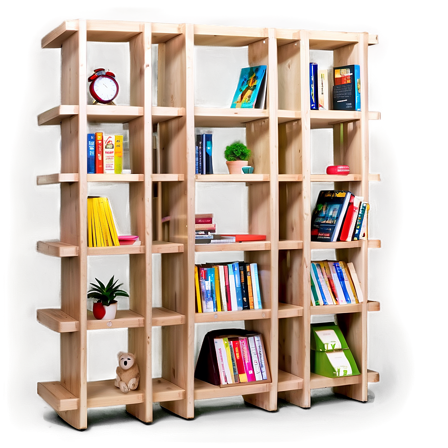 Eco-friendly Bookshelf Png Adq PNG Image