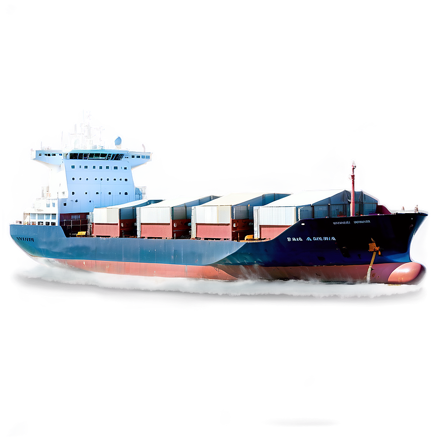 Eco-friendly Cargo Ship Png Tgx PNG Image