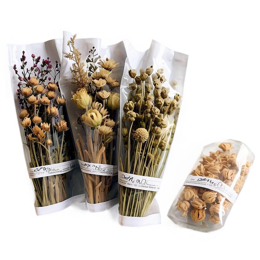 Eco-friendly Dried Flower Packaging Png Bby47 PNG Image