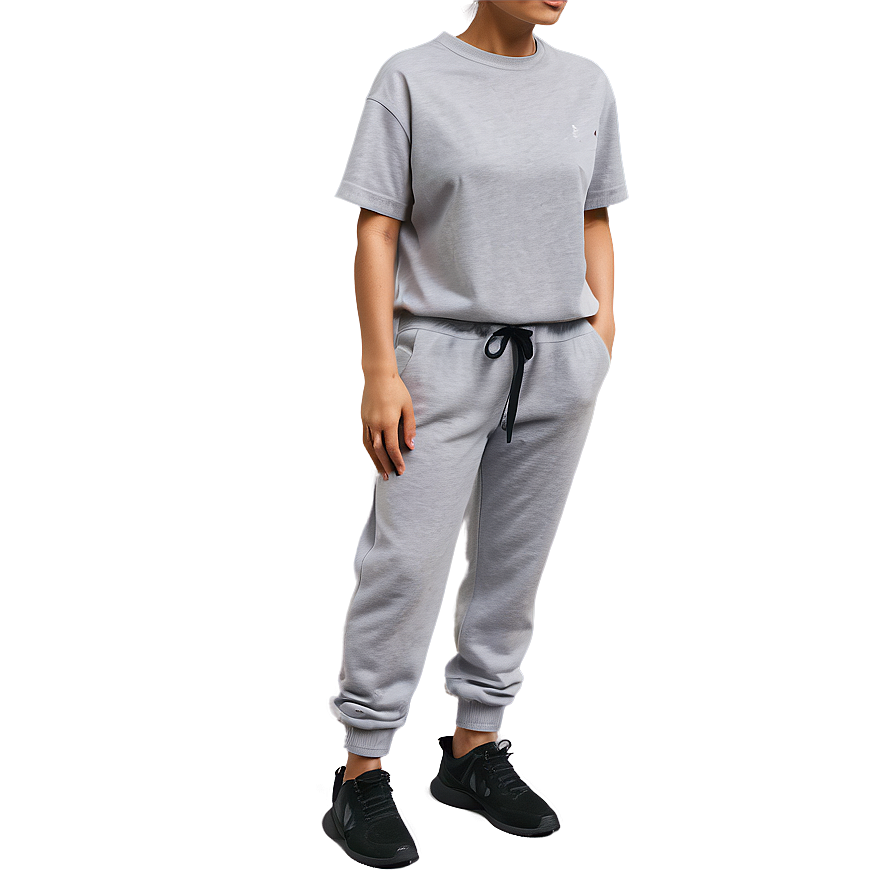 Eco-friendly Grey Sweatpants Png Skk PNG Image