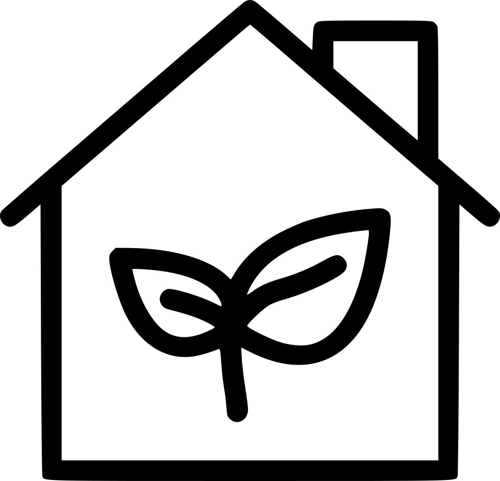 Eco Friendly House Icon PNG Image