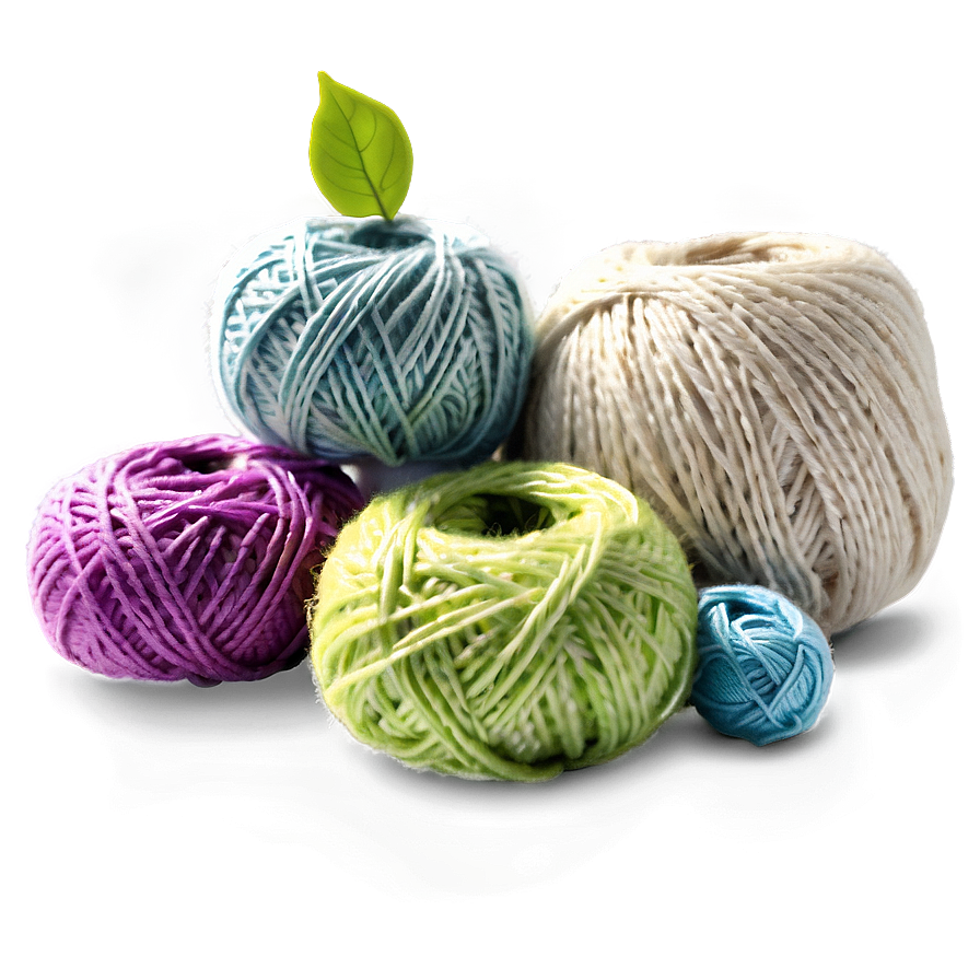 Eco-friendly Knitting Png 06252024 PNG Image