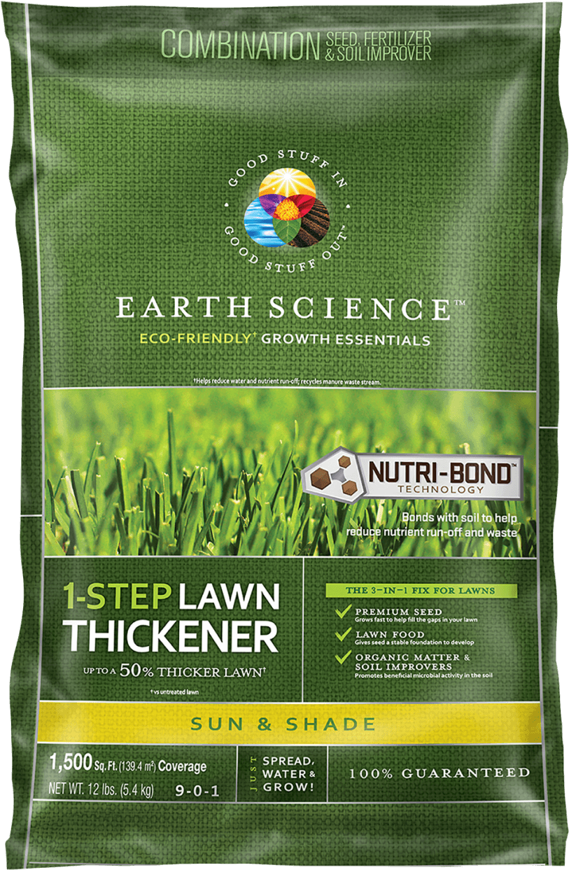 Eco Friendly Lawn Thickener Seed Fertilizer Package PNG Image