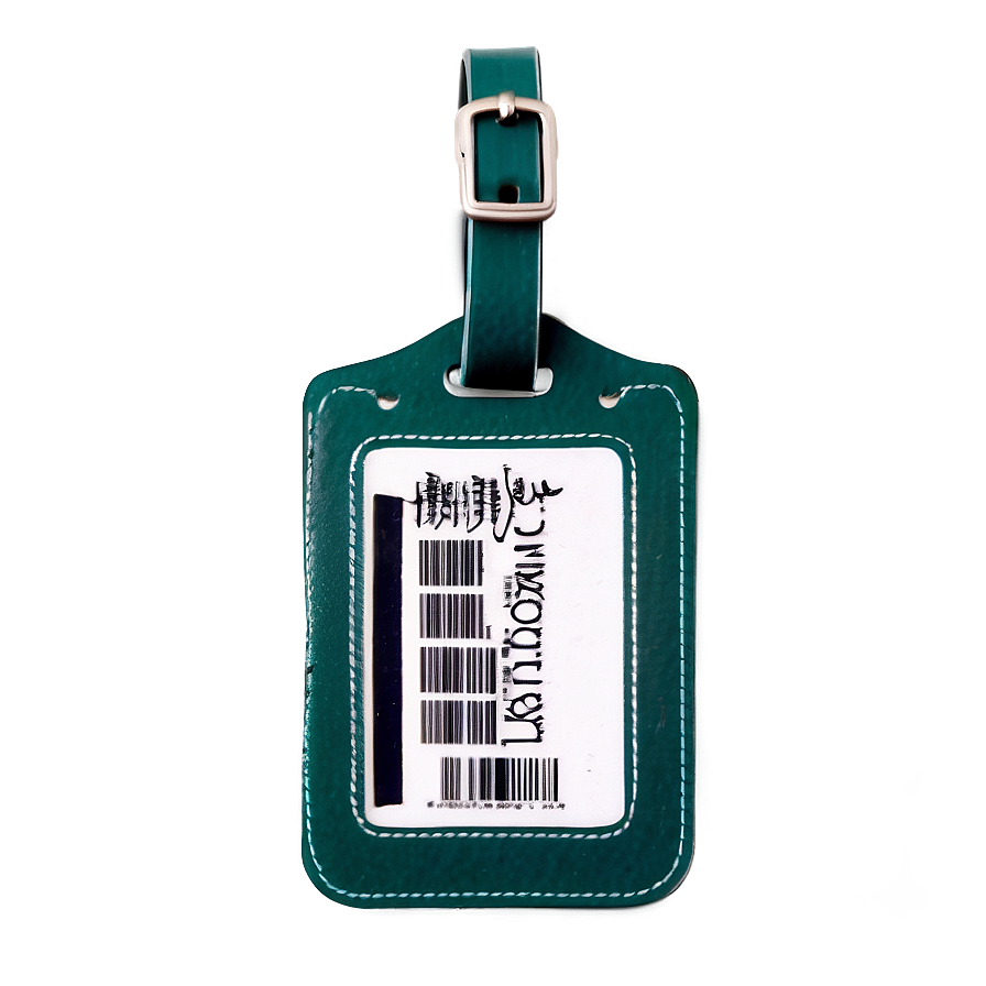 Eco-friendly Luggage Tag Png Yek6 PNG Image