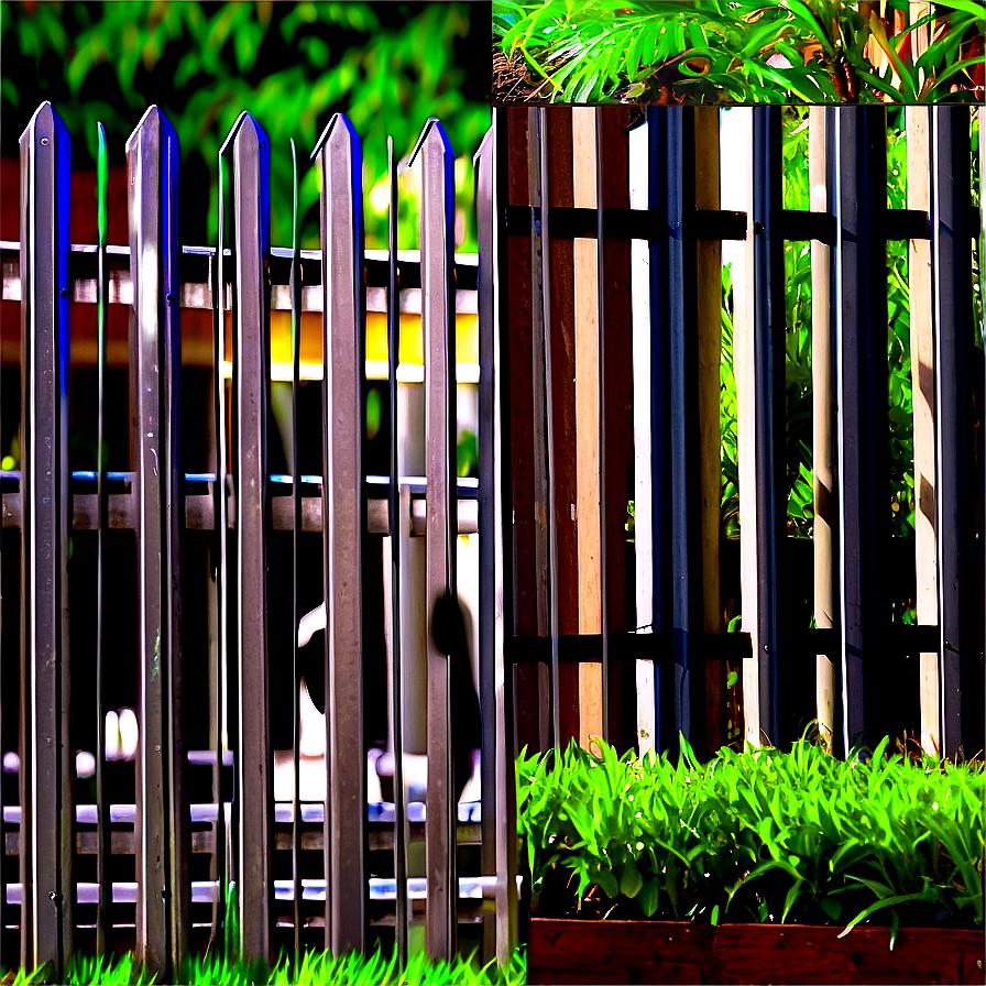 Eco-friendly Metal Fence Options Png Cru PNG Image