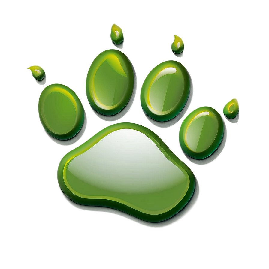 Eco-friendly Paw Print Png Oco PNG Image