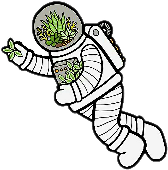 Eco Friendly Spaceman Illustration.png PNG Image