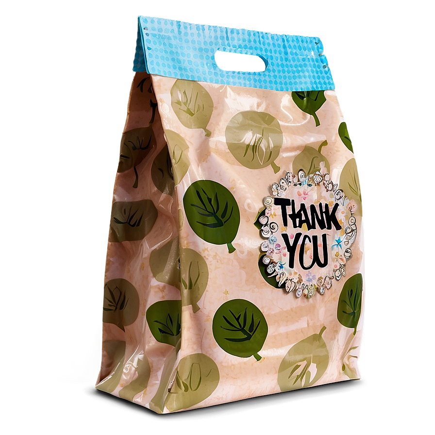 Eco-friendly Thank You Bag Png 40 PNG Image