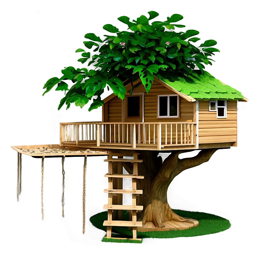 Eco-friendly Tree House Png 06282024 PNG Image