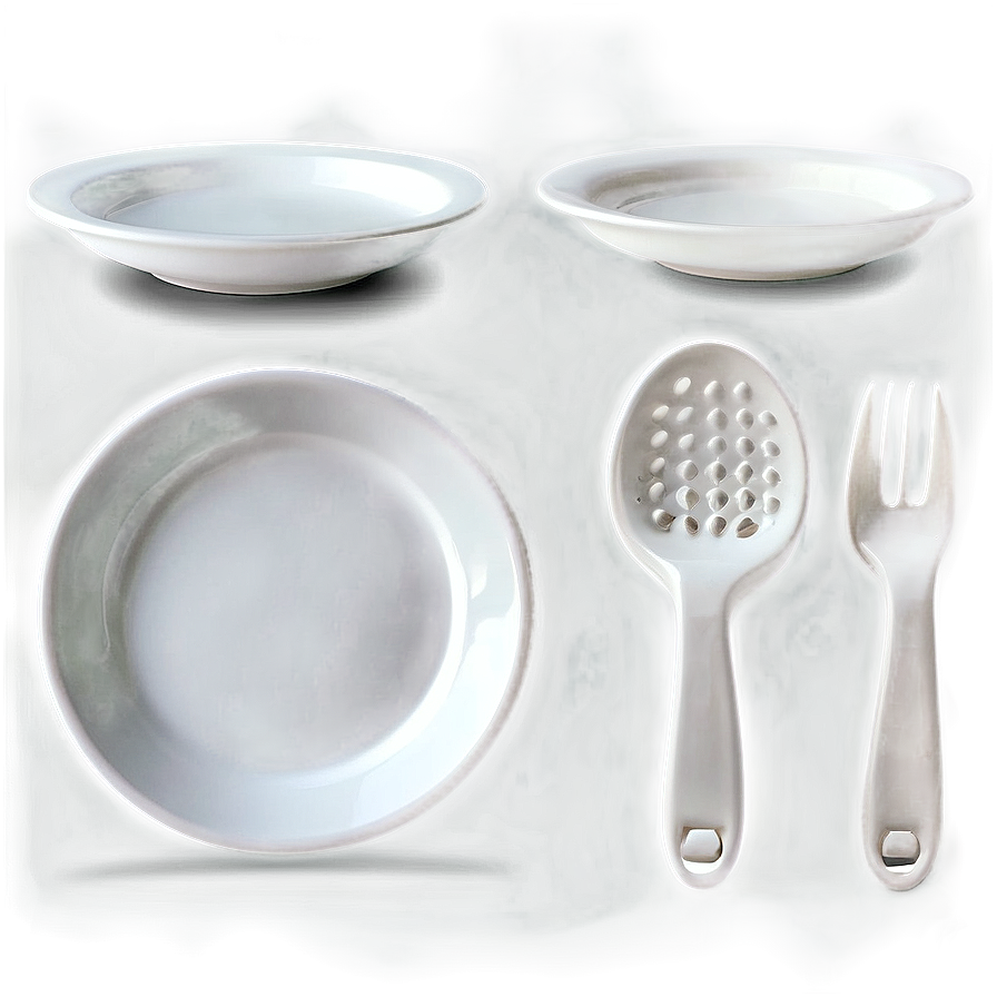 Eco-friendly White Plate Png Nwk36 PNG Image