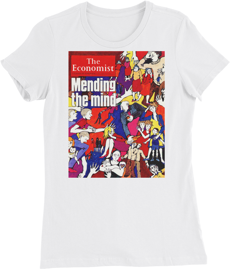 Economist Mending Mind Tshirt Design PNG Image