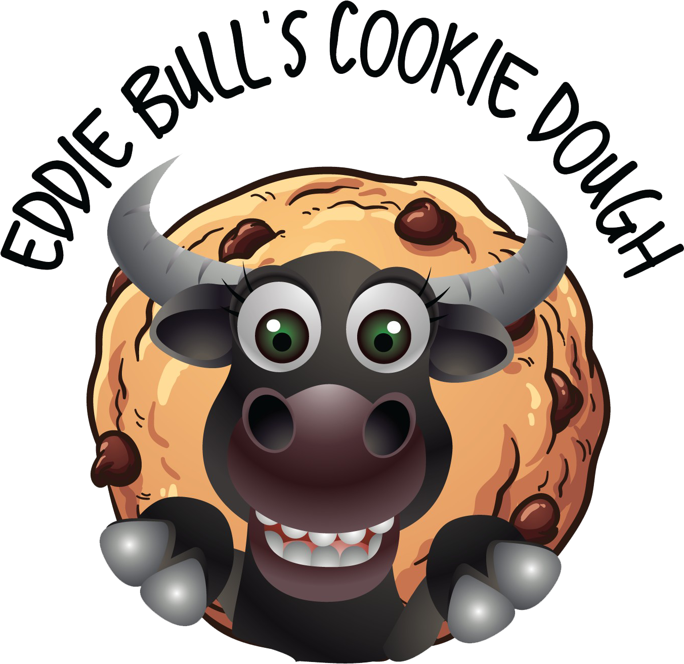 Eddie Bulls Cookie Dough Logo PNG Image