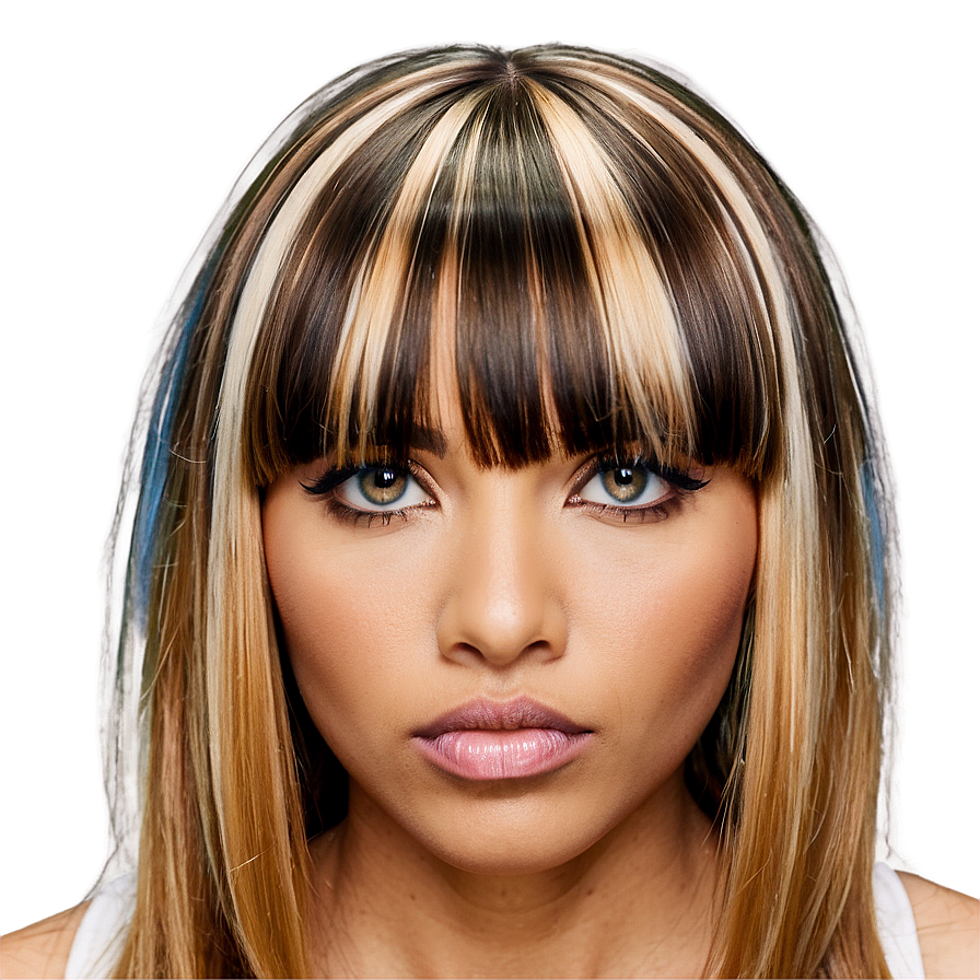 Edgy Bangs Makeover Png 05252024 PNG Image