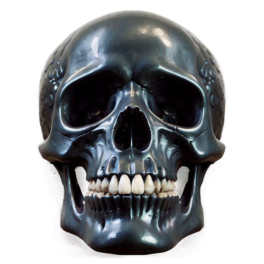 Edgy Black Skull Clipart Png Fdi29 PNG Image