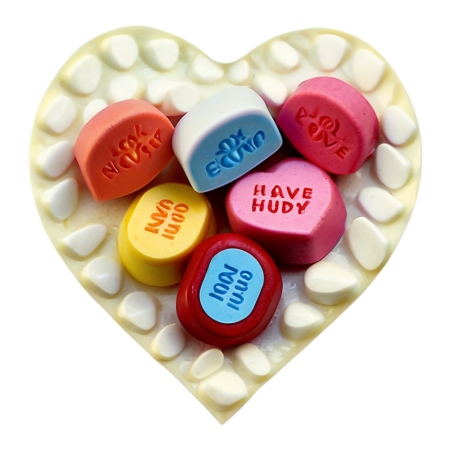 Edible Conversation Hearts Png Cfw PNG Image