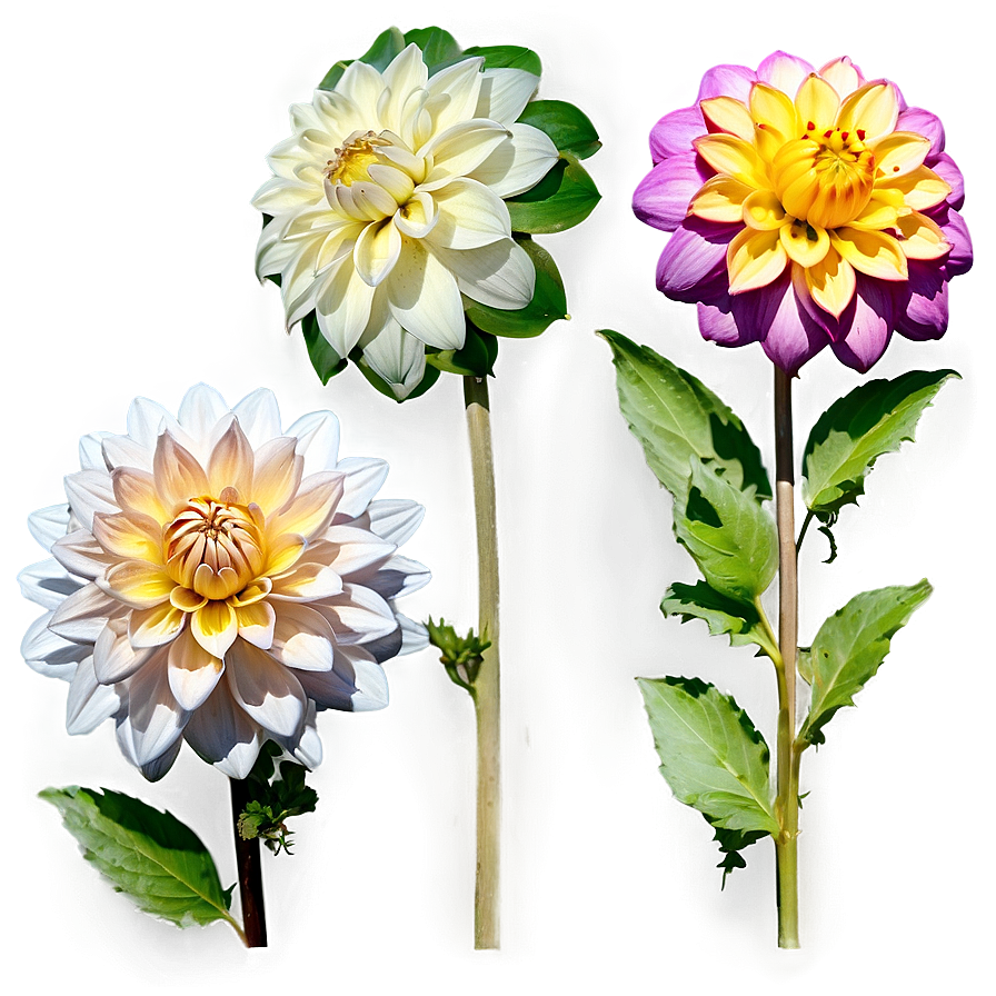 Edible Dahlia Varieties Png Ltw PNG Image