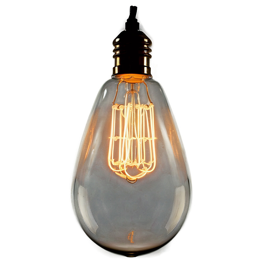 Edison Bulb Light Fixture Png 06262024 PNG Image