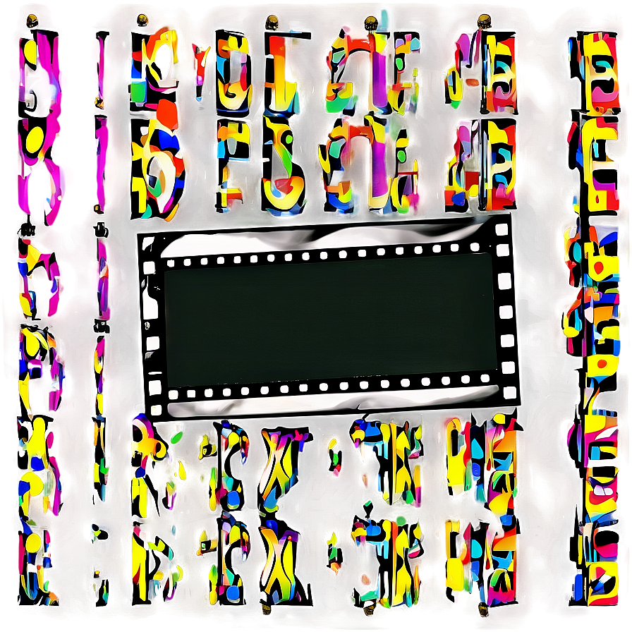 Editable Film Frame Overlay Png 60 PNG Image