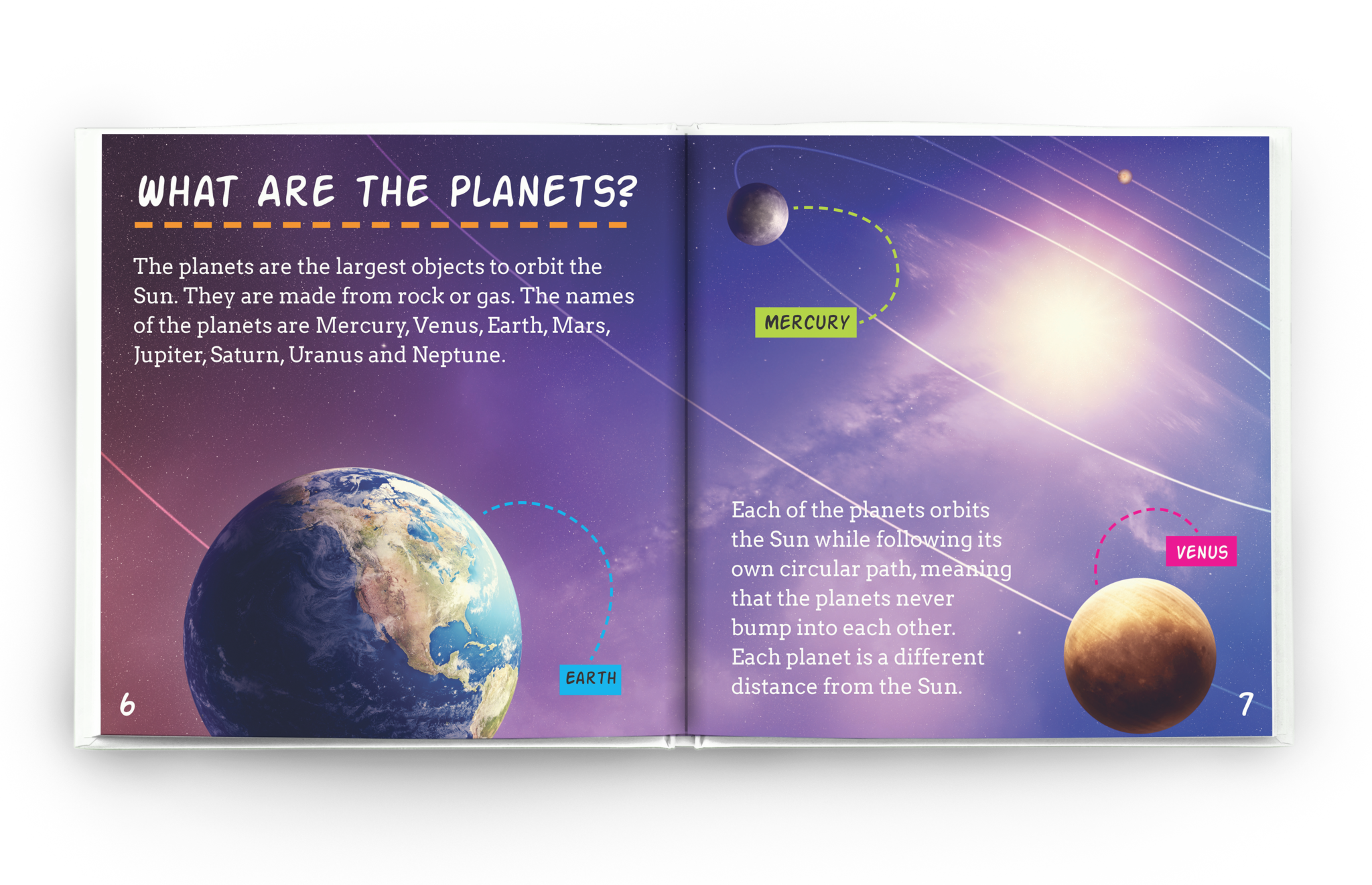 Educational Book Planetsand Orbits PNG Image