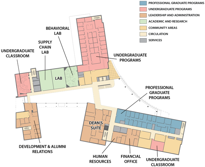 Educational Facility Floor Plan PNG Image