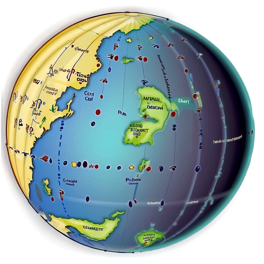 Educational Globe Diagram Png Xtb69 PNG Image