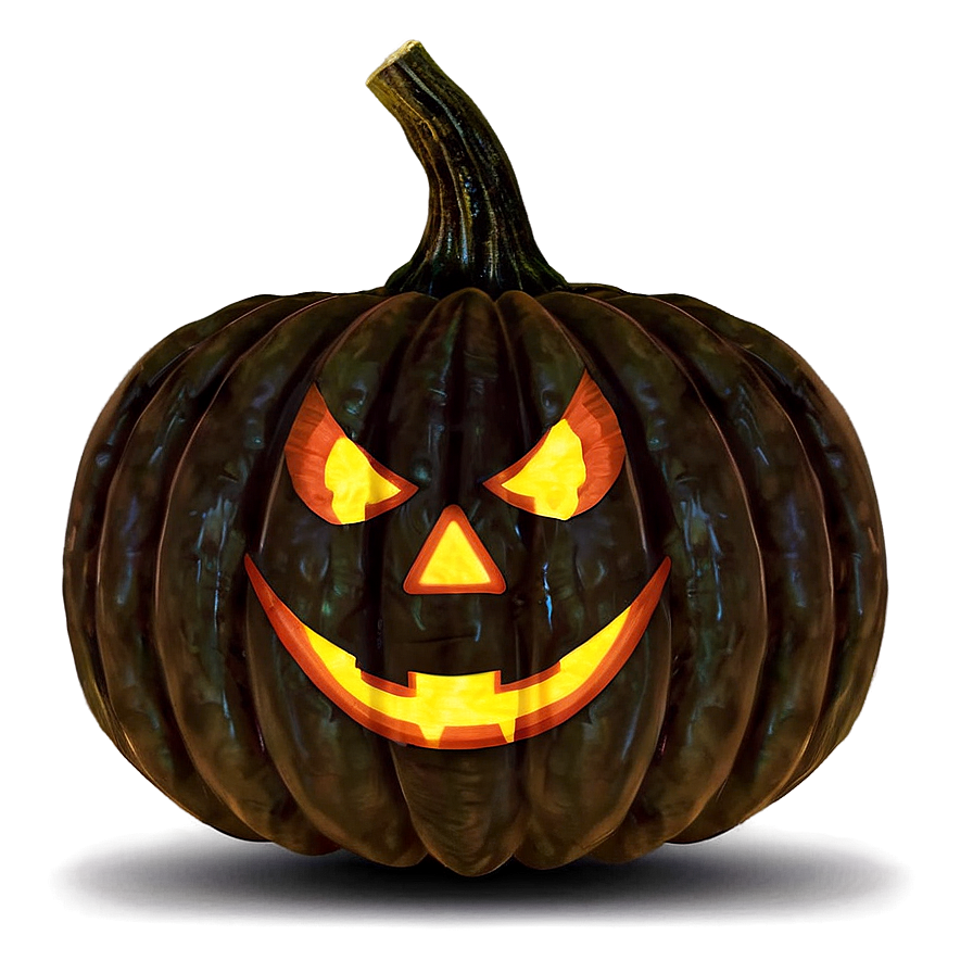 Eerie Halloween Pumpkin Art Png Cgv80 PNG Image