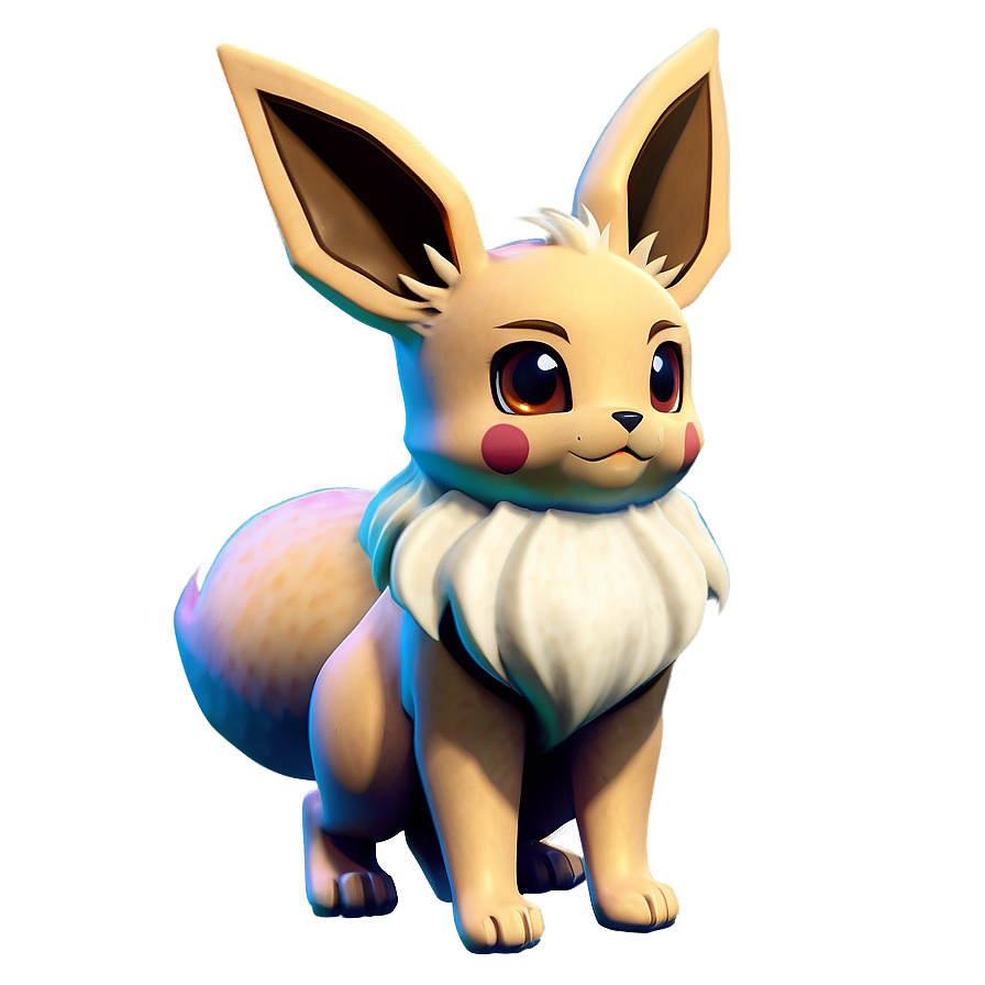 Eevee Evolution 3d Model Png Axm86 PNG Image